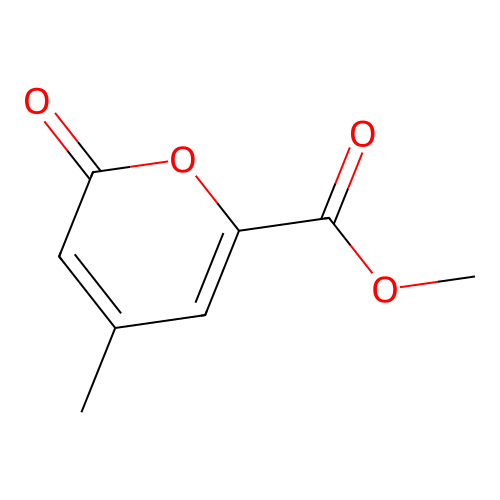 methyl 4-methyl-2-oxo-2H-pyran-6-carboxylate structure