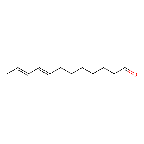 8E,10E-Dodecadienal structure