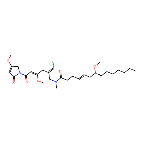 Malyngamide A structure