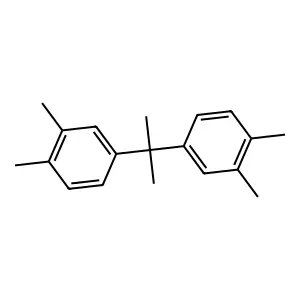 Propane, 2,2-bis(3,4-xylyl)- structure