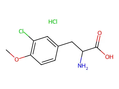 3-Chloro-O-methyltyrosine structure
