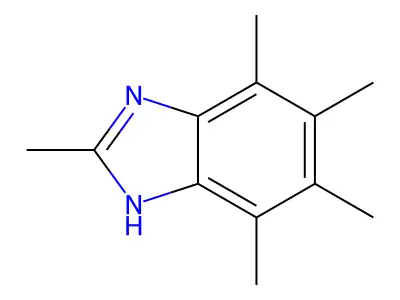 2,4,5,6,7-pentamethyl-1H-benzimidazole structure