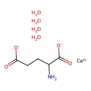 Di-L-glutamic acid, monocalcium salt, tetrahydrate, L- structure