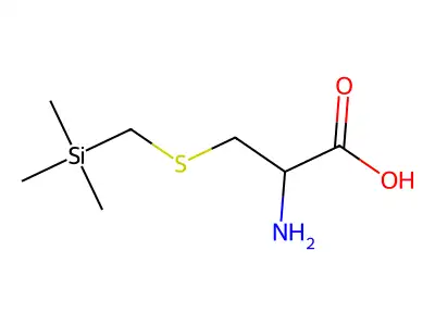2-amino-3-(trimethylsilylmethylsulfanyl)propanoic Acid structure
