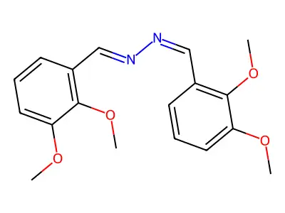1-(2,3-dimethoxyphenyl)-N-[(2,3-dimethoxyphenyl)methylideneamino]methanimine structure