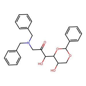 3-(Dibenzylamino)-1-hydroxy-1-(5-hydroxy-2-phenyl-1,3-dioxan-4-yl)propan-2-one structure