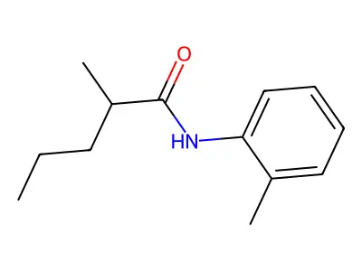 2-methyl-N-(2-methylphenyl)pentanamide structure