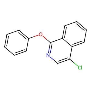 4-Chloro-1-isoquinolinyl phenyl ether structure