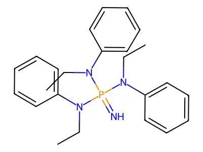 Phosphorimidic triamide, N,N',N''-triethyl-N,N',N''-triphenyl- structure
