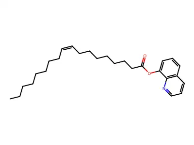 Quinolin-8-yl octadec-9-enoate structure