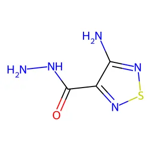 4-Amino-1,2,5-thiadiazole-3-carbohydrazide structure