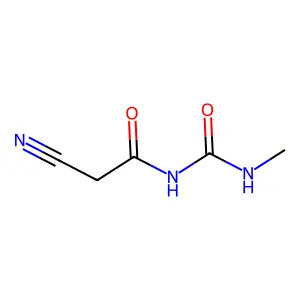 2-氰基-N-((甲氨基)羰基)乙酰胺 structure