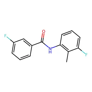 3-fluoro-N-(3-fluoro-2-methylphenyl)benzamide structure