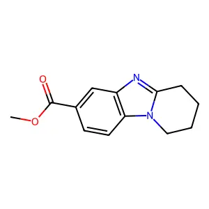 Methyl 1,2,3,4-tetrahydropyrido[1,2-a]benzimidazole-7-carboxylate structure