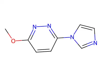 3-Imidazol-1-yl-6-methoxypyridazine structure