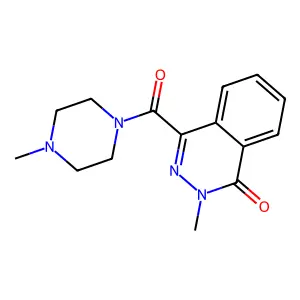 2-Methyl-4-(4-methylpiperazine-1-carbonyl)phthalazin-1-one structure