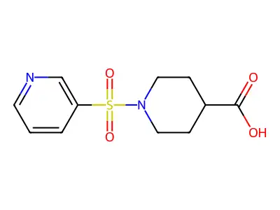 1-(Pyridine-3-sulfonyl)piperidine-4-carboxylic acid structure