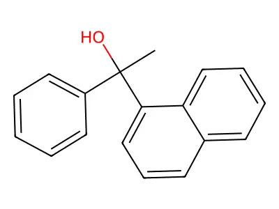 1-Naphthalen-1-yl-1-phenylethanol structure