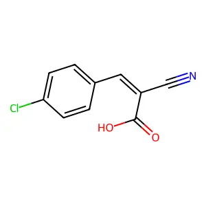4-Chloro-alpha-cyanocinnamic acid structure