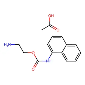 2,2'-Benzene-1,4-diylbis[1-(aziridin-1-yl)ethanone] structure