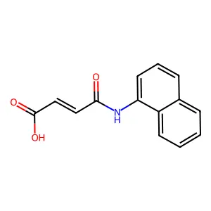 4-(1-Naphthalenylamino)-4-oxo-2-butenoic acid structure