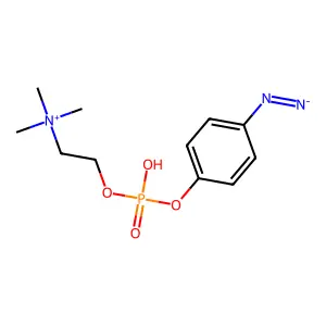 Bis(4-hydroxyphenyl)arsinous iodide structure