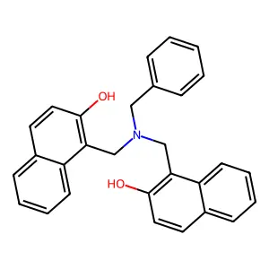 2-Naphthalenol, 1,1'-[[(phenylmethyl)imino]bis(methylene)]bis- structure