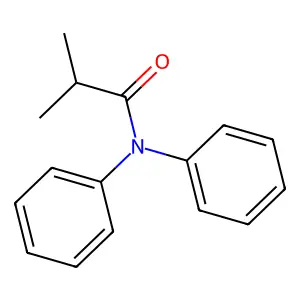 2-methyl-N,N-diphenylpropanamide structure