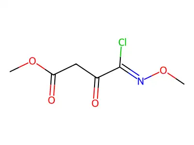 Methyl 4-chloro-4-(methoxyimino)-3-oxobutanoate structure