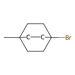 1-Bromo-4-methylbicyclo(2.2.2)octane structure