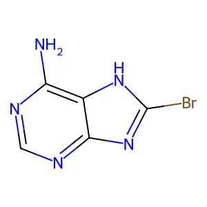 8-溴-9H-嘌呤-6-胺 structure