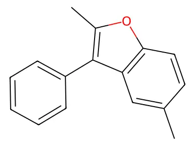 Benzofuran, 2,5-dimethyl-3-phenyl- structure