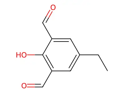 5-Ethyl-2-hydroxybenzene-1,3-dicarbaldehyde structure