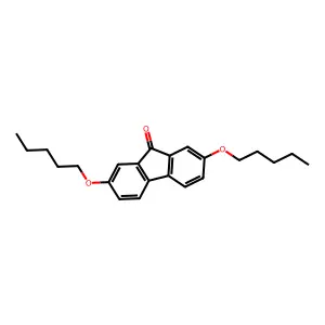 2,7-Bis-pentyloxy-fluoren-9-one structure