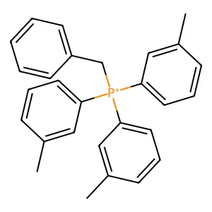 Benzyl(tris(3-methylphenyl))phosphorane structure