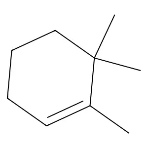 2,3,3-Trimethylcyclohexene structure