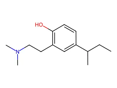 Phenol, 4-(1-(sec-butyl)-2-(dimethylamino)ethyl)- structure