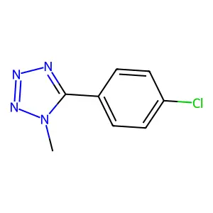 5-(4-Chlorophenyl)-1-methyl-1H-1,2,3,4-tetrazole structure