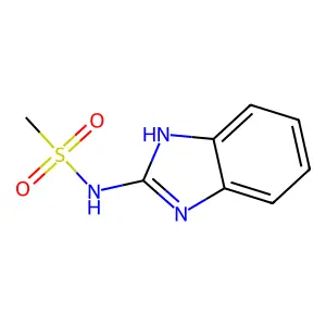 N-(1H-Benzo[d]imidazol-2-yl)methanesulfonamide structure
