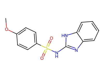 N-(1H-Benzo[d]imidazol-2-yl)-4-methoxybenzenesulfonamide structure