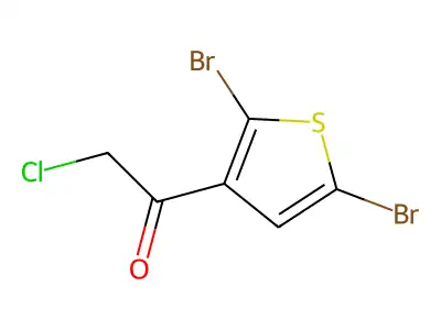 2-Chloro-1-(2,5-dibromothien-3-yl)ethanone structure