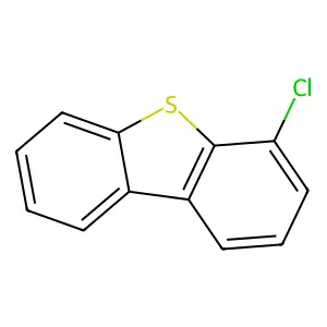 4-Chlorodibenzothiophene structure