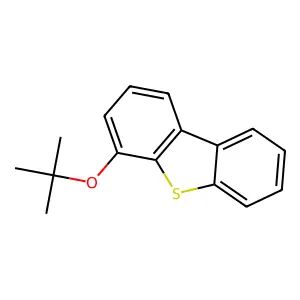 4-[(2-Methylpropan-2-yl)oxy]dibenzothiophene structure
