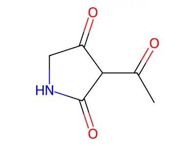 3-Acetylpyrrolidine-2,4-dione structure