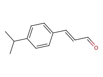 4-Isopropylcinnamaldehyde structure