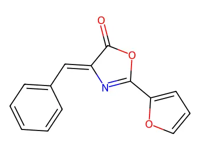 2-(2-Furanyl)-4-(phenylmethylene)-5(4H)-oxazolone structure
