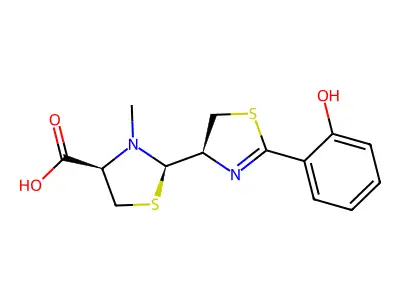 Pyochelin structure