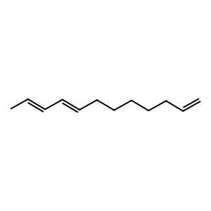 1,8,10-Dodecatriene, (E,E)- structure