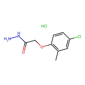 2-Methyl-4-chlorophenoxyacetic acid hydrazide hydrochloride structure