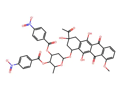 [6-[(3-acetyl-3,5,12-trihydroxy-10-methoxy-6,11-dioxo-2,4-di structure